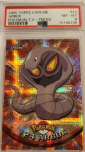 Arbok [Tekno] - Pokemon 2000 Topps Chrome #24