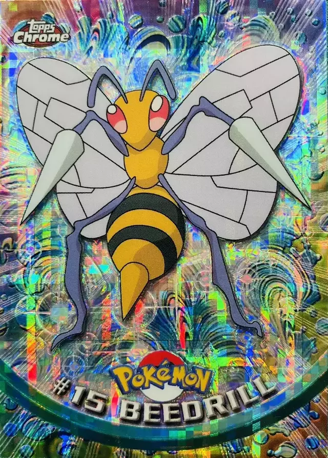 Beedrill [Tekno] - Pokemon 2000 Topps Chrome #15