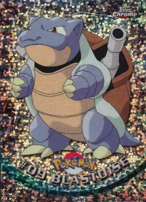 Blastoise [Sparkle] - Pokemon 2000 Topps Chrome #9