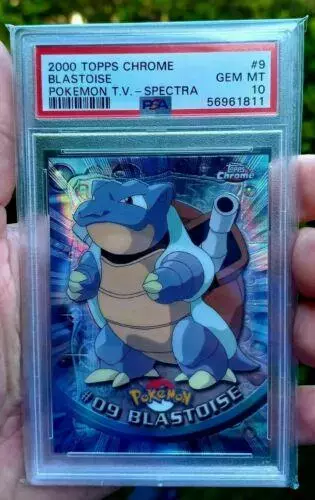 Blastoise [Spectra] - Pokemon 2000 Topps Chrome #9