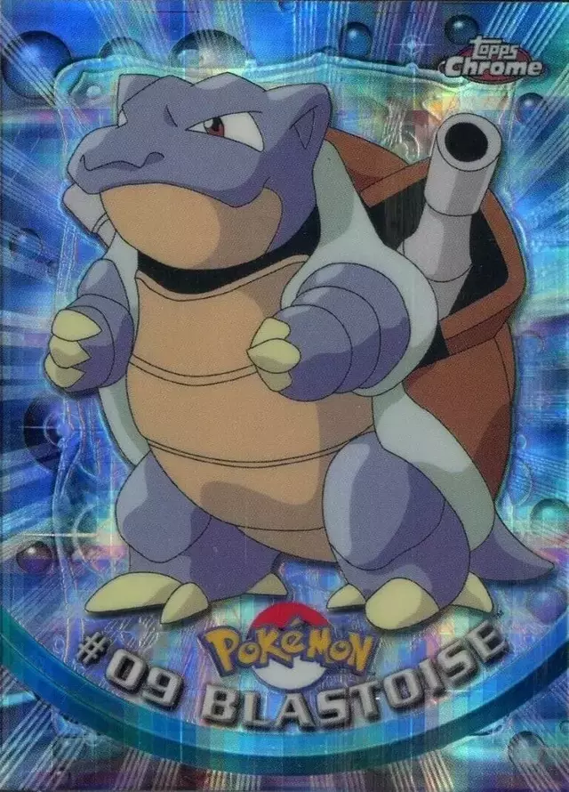 Blastoise [Tekno] - Pokemon 2000 Topps Chrome #9