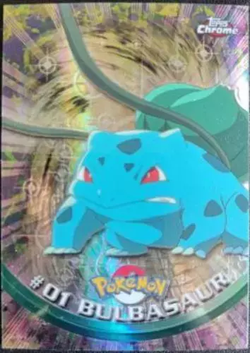 Bulbasaur [Spectra] - Pokemon 2000 Topps Chrome #1
