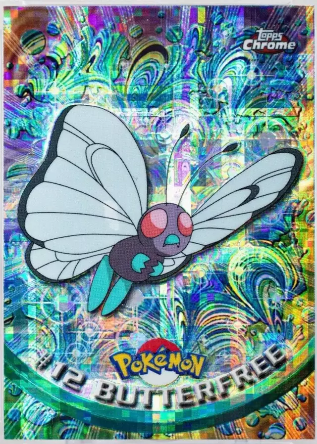 Butterfree [Tekno] - Pokemon 2000 Topps Chrome #12