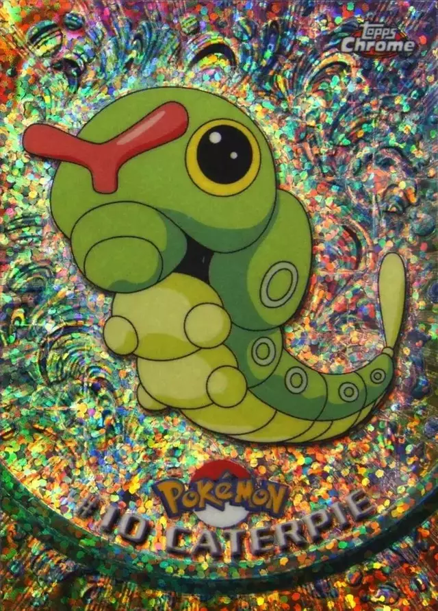Caterpie [Sparkle] - Pokemon 2000 Topps Chrome #10