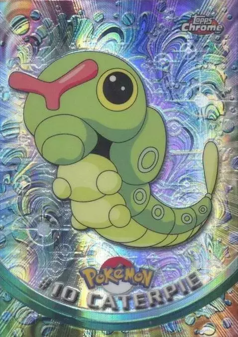 Caterpie [Spectra] - Pokemon 2000 Topps Chrome #10