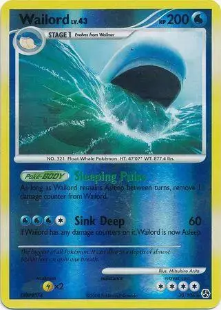 Wailord [Reverse Holo] - Pokemon Great Encounters #30
