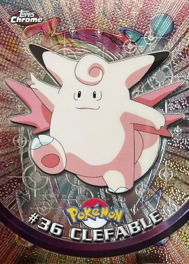 Clefable [Spectra] - Pokemon 2000 Topps Chrome #36