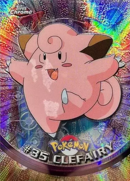 Clefairy [Spectra] - Pokemon 2000 Topps Chrome #35