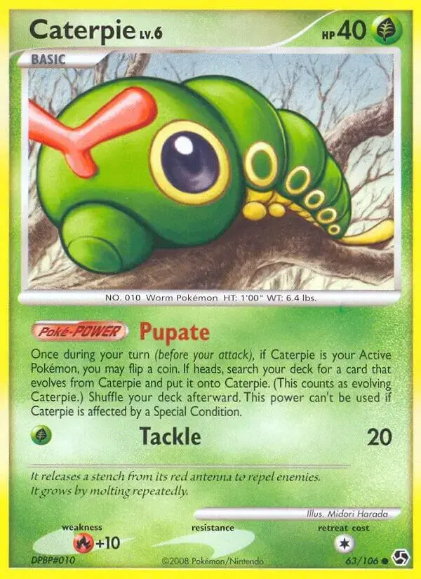 Caterpie - Pokemon Great Encounters #63