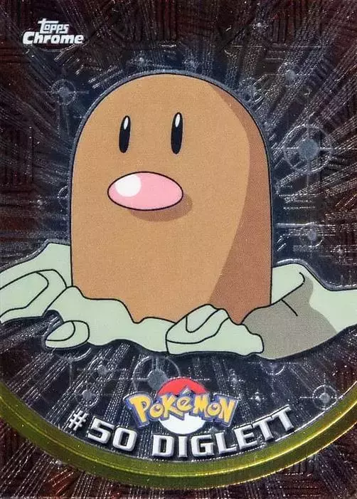 Diglett - Pokemon 2000 Topps Chrome #50