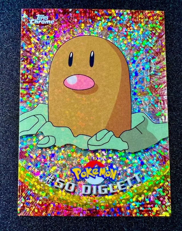Diglett [Sparkle] - Pokemon 2000 Topps Chrome #50