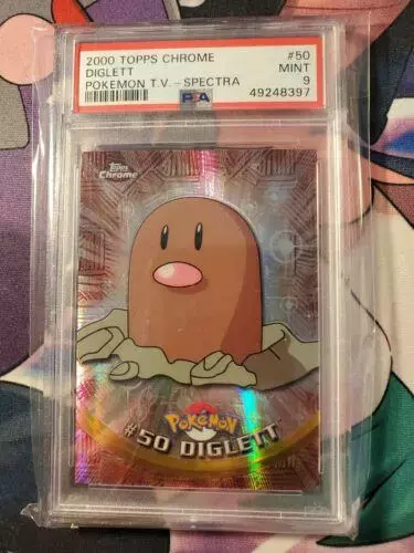 Diglett [Spectra] - Pokemon 2000 Topps Chrome #50