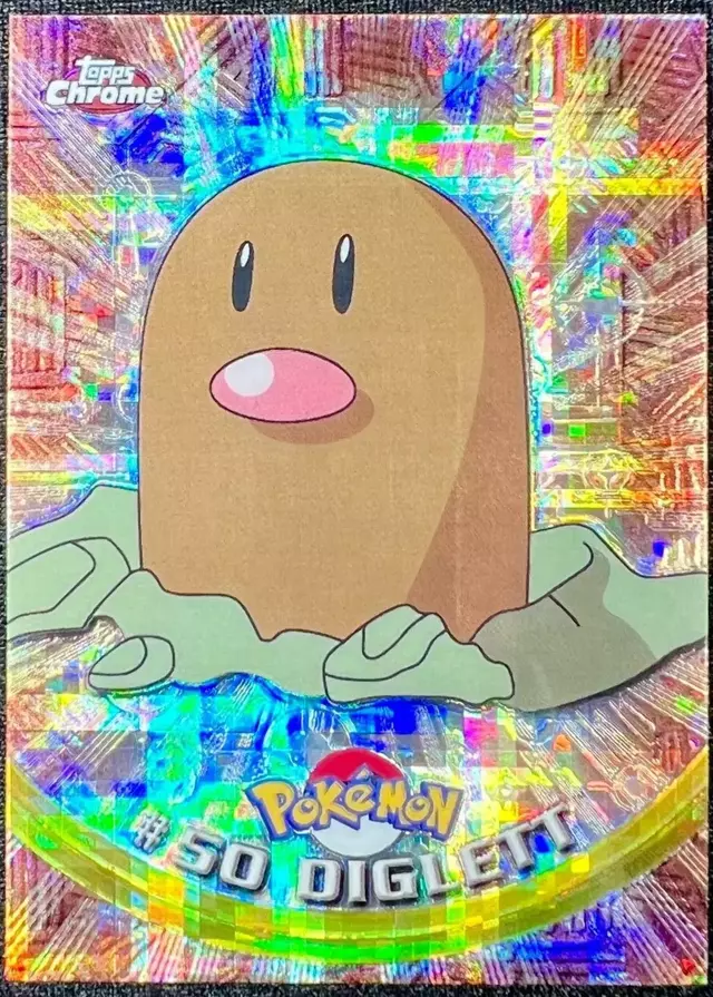 Diglett [Tekno] - Pokemon 2000 Topps Chrome #50