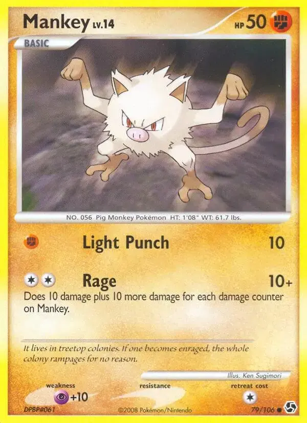 Mankey - Pokemon Great Encounters #79