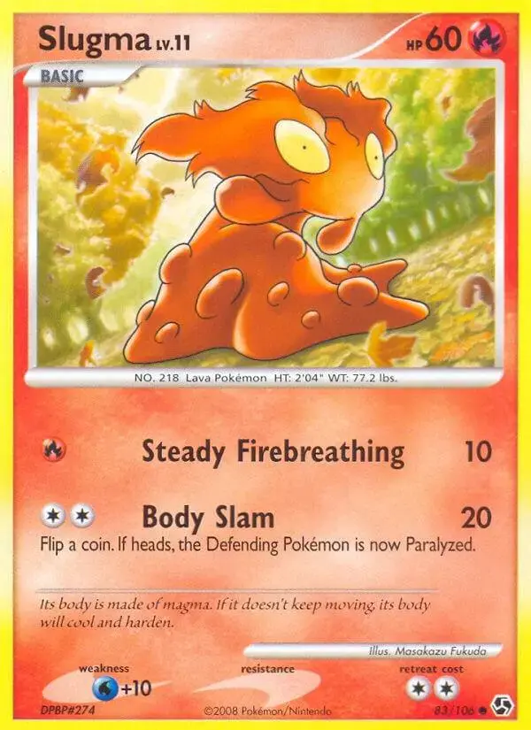 Slugma - Pokemon Great Encounters #83