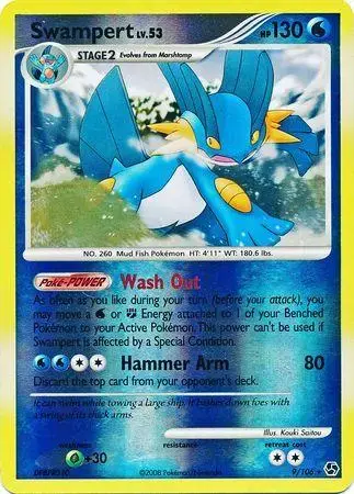 Swampert [Reverse Holo] - Pokemon Great Encounters #9