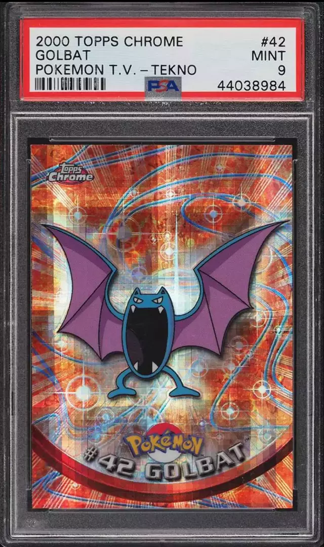 Golbat [Tekno] - Pokemon 2000 Topps Chrome #42