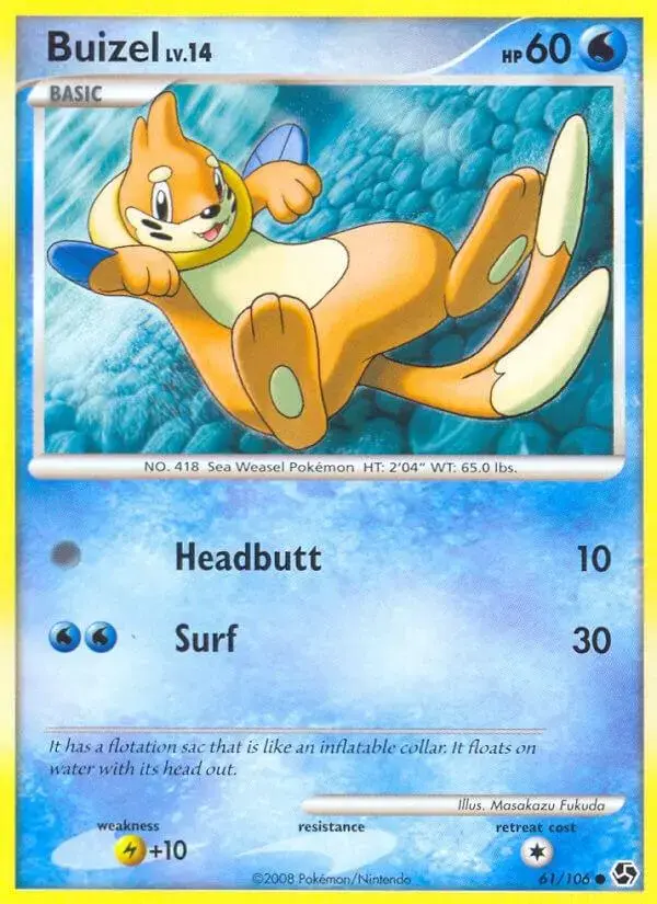 Buizel - Pokemon Great Encounters #61