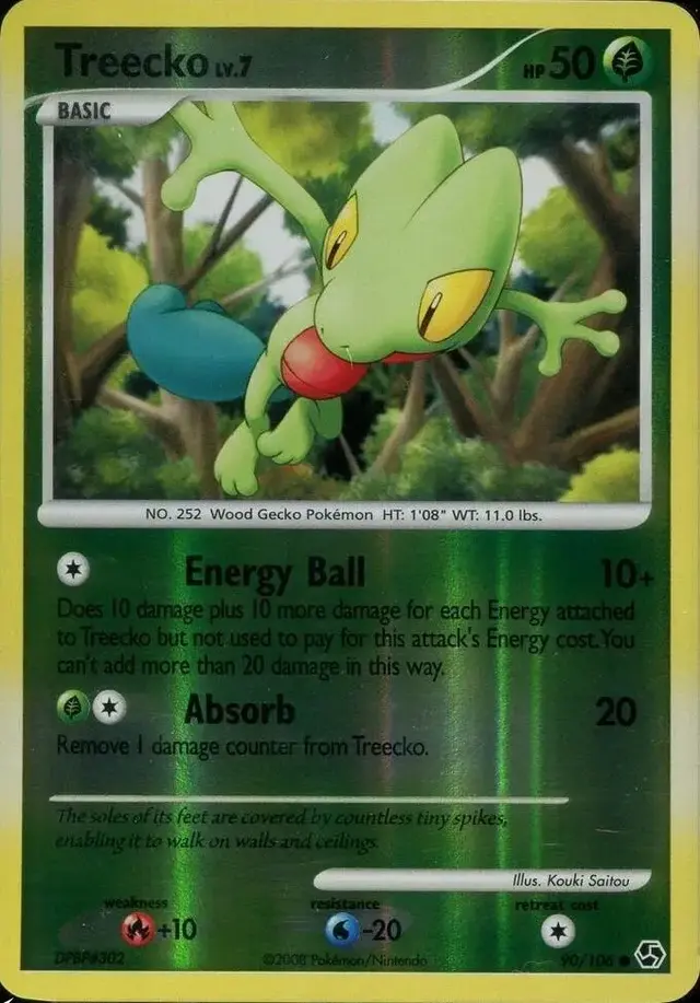 Treecko [Reverse Holo] - Pokemon Great Encounters #90