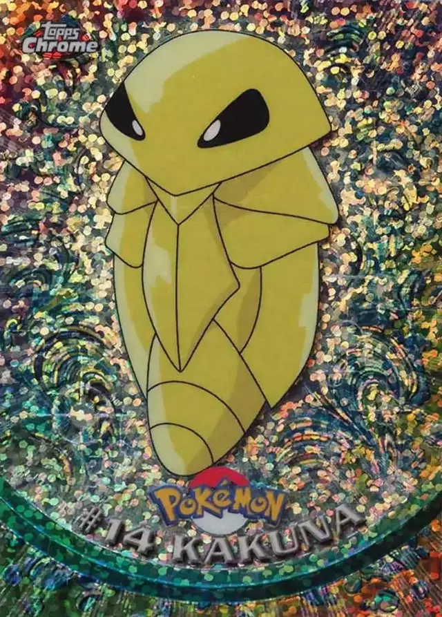 Kakuna [Sparkle] - Pokemon 2000 Topps Chrome #14