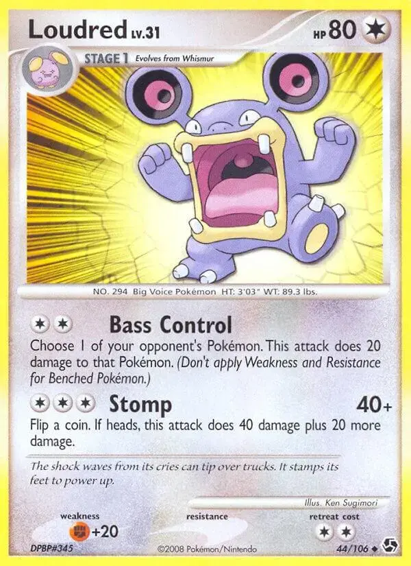 Loudred - Pokemon Great Encounters #44