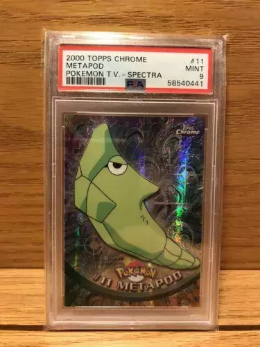 Metapod [Spectra] - Pokemon 2000 Topps Chrome #11