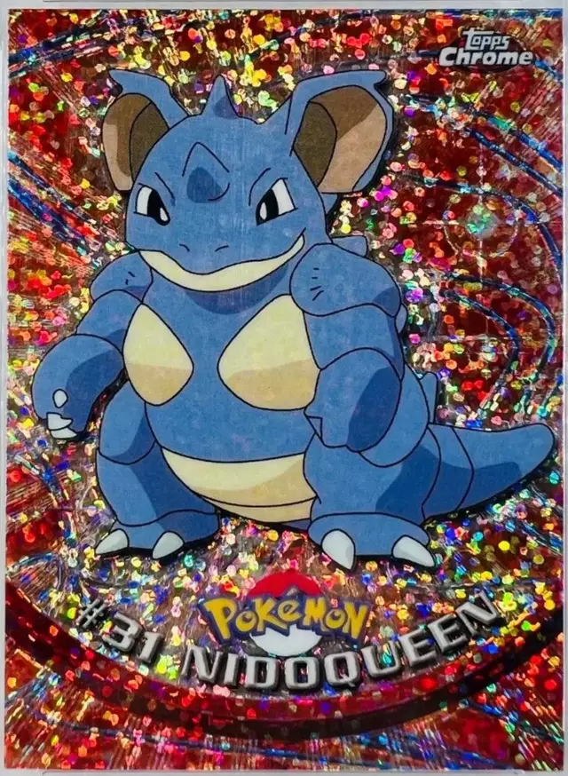 Nidoqueen [Sparkle] - Pokemon 2000 Topps Chrome #31