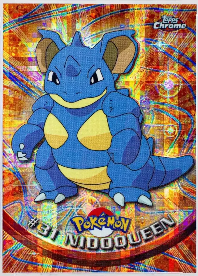 Nidoqueen [Tekno] - Pokemon 2000 Topps Chrome #31