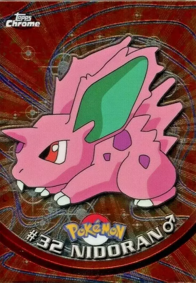 Nidoran - Pokemon 2000 Topps Chrome #32