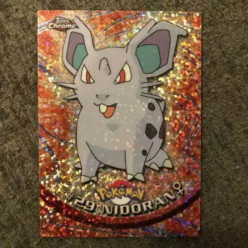Nidoran [Sparkle] - Pokemon 2000 Topps Chrome #29