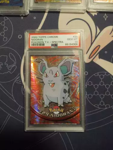 Nidoran [Spectra] - Pokemon 2000 Topps Chrome #29