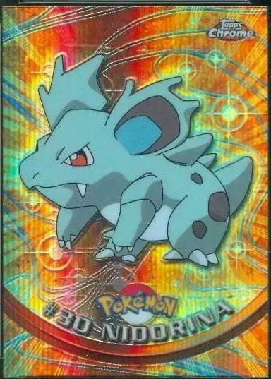 Nidorina - Pokemon 2000 Topps Chrome #30