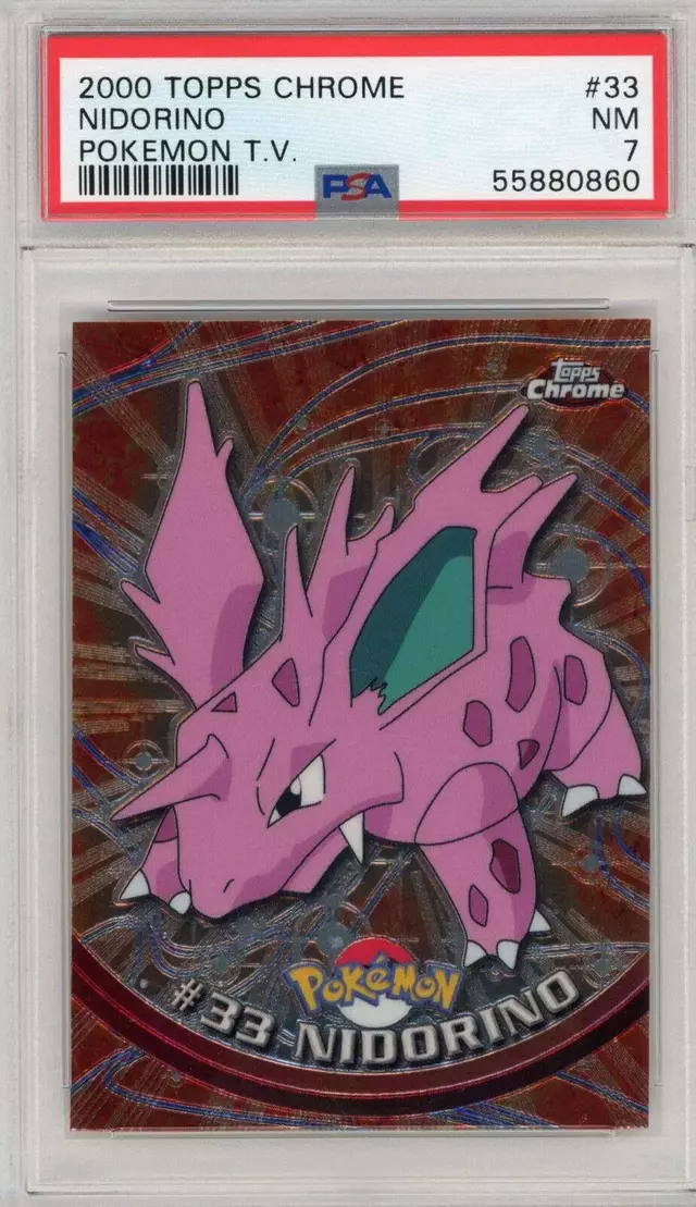 Nidorino - Pokemon 2000 Topps Chrome #33