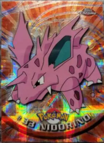 Nidorino [Tekno] - Pokemon 2000 Topps Chrome #33