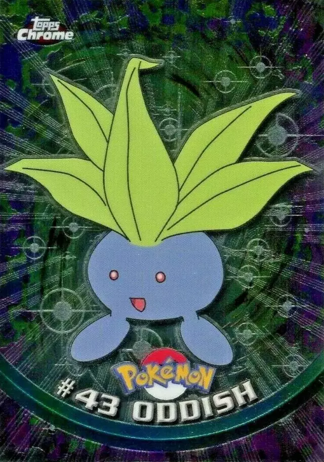 Oddish - Pokemon 2000 Topps Chrome #43