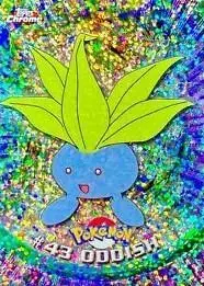Oddish [Sparkle] - Pokemon 2000 Topps Chrome #43