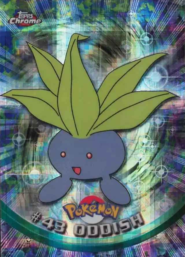 Oddish [Tekno] - Pokemon 2000 Topps Chrome #43
