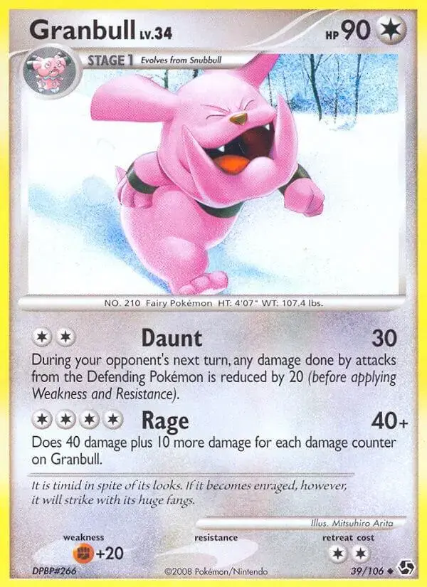 Granbull - Pokemon Great Encounters #39
