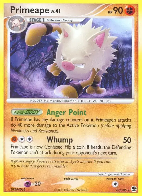 Primeape - Pokemon Great Encounters #27