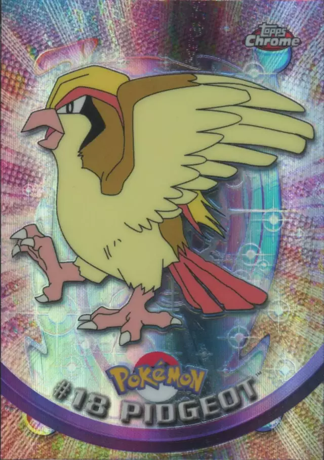 Pidgeot [Spectra] - Pokemon 2000 Topps Chrome #18