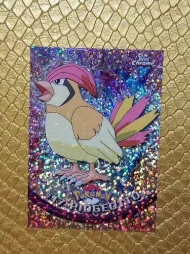 Pidgeotto [Sparkle] - Pokemon 2000 Topps Chrome #17