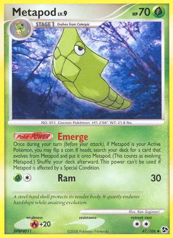 Metapod - Pokemon Great Encounters #47
