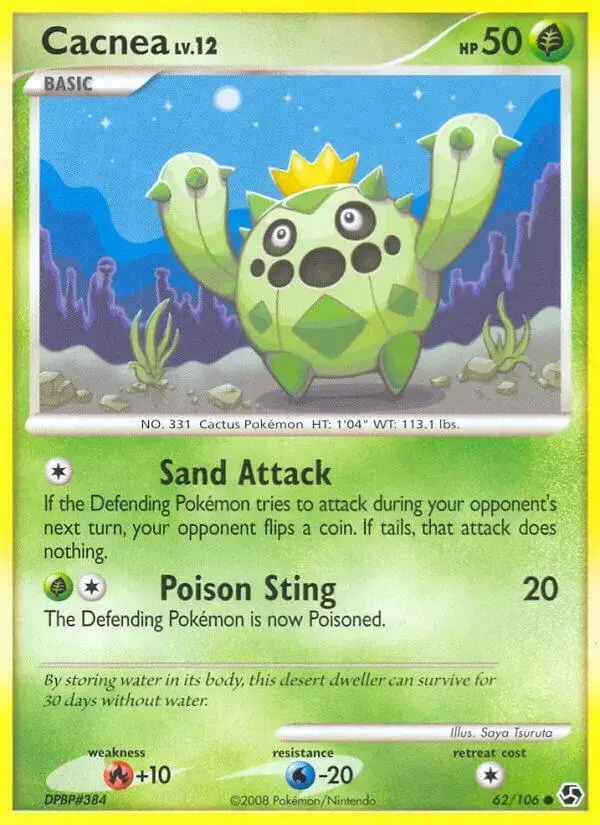 Cacnea - Pokemon Great Encounters #62