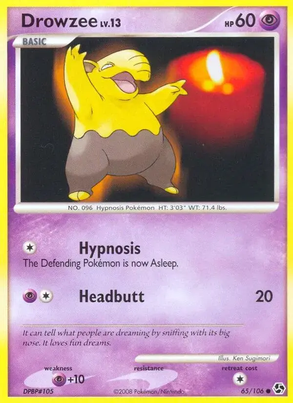 Drowzee - Pokemon Great Encounters #65