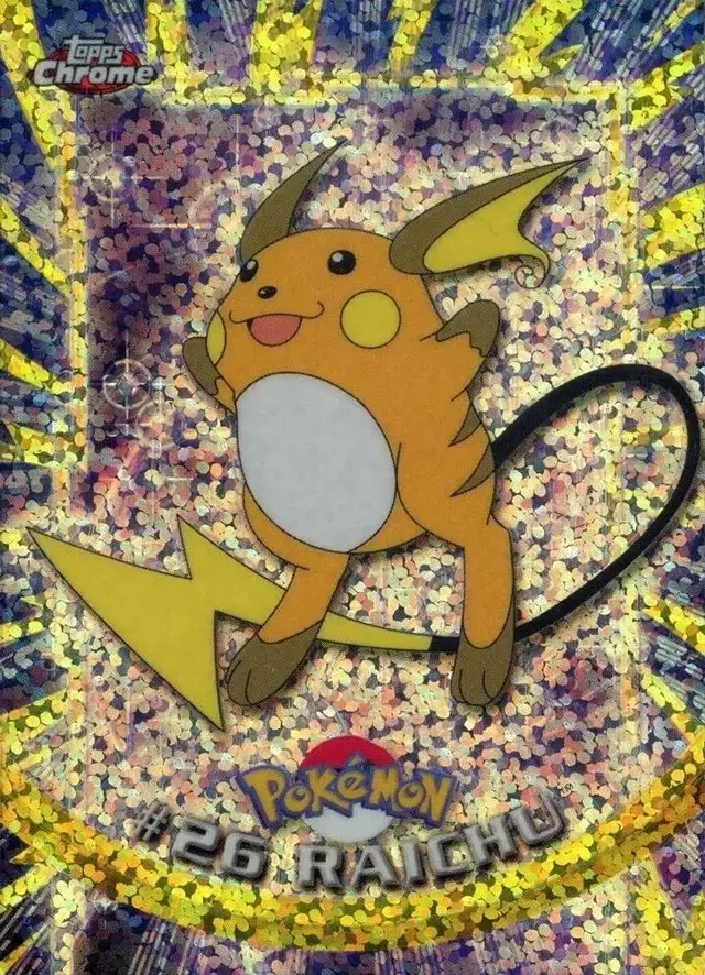 Raichu [Sparkle] - Pokemon 2000 Topps Chrome #26