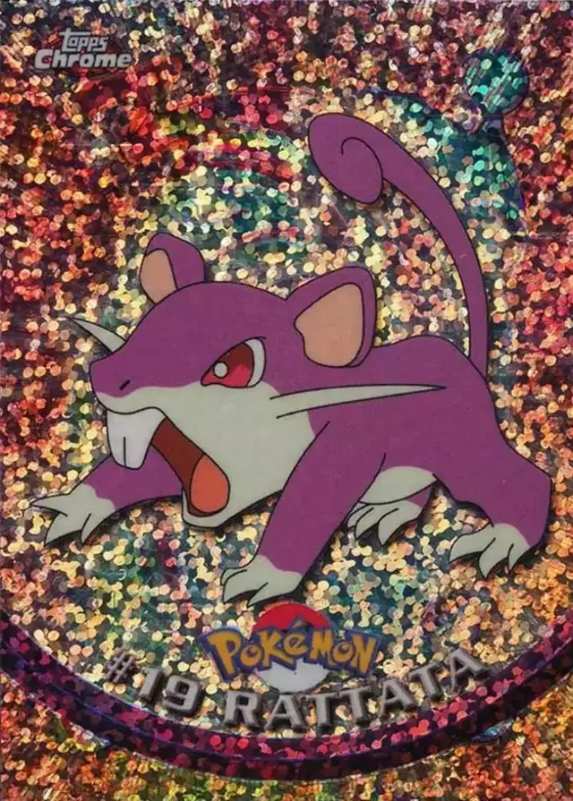 Rattata [Sparkle] - Pokemon 2000 Topps Chrome #19