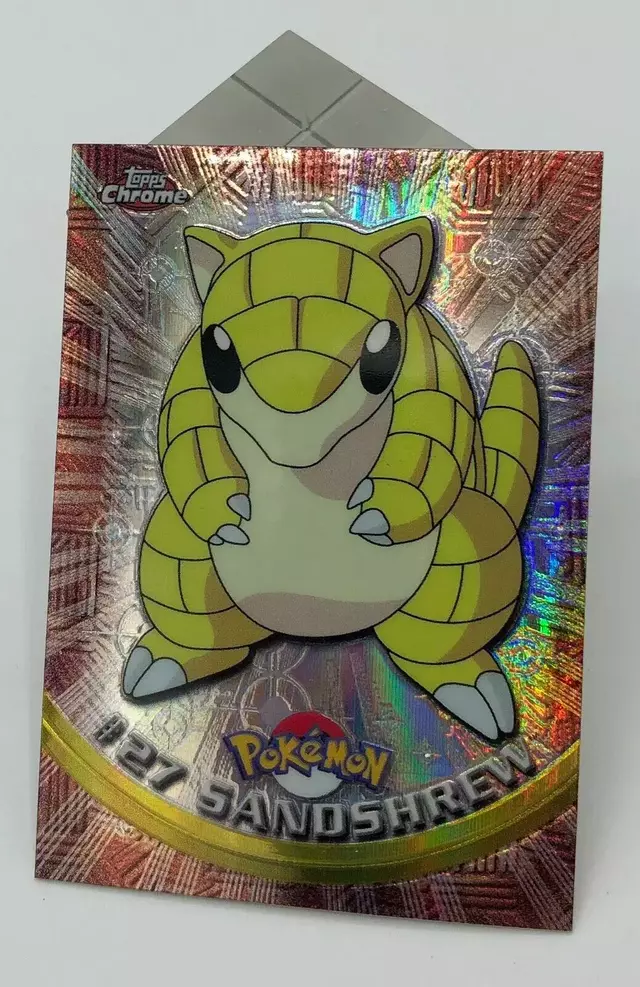 Sandshrew [Spectra] - Pokemon 2000 Topps Chrome #27