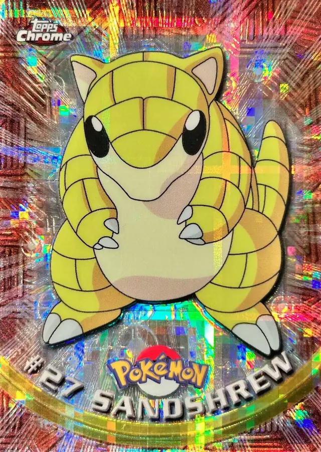 Sandshrew [Tekno] - Pokemon 2000 Topps Chrome #27