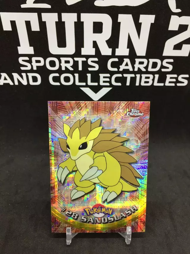 Sandslash [Tekno] - Pokemon 2000 Topps Chrome #28