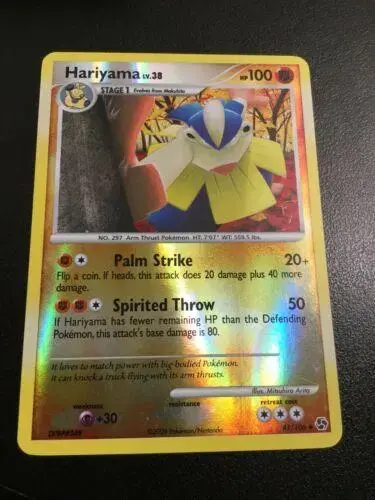Hariyama [Reverse Holo] - Pokemon Great Encounters #41
